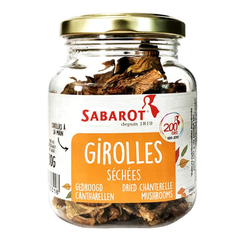 Sabarot Dried chanterelles (girolles) mushrooms