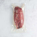 Moulard Magret Duck Breast wrapped in plastic, front view.