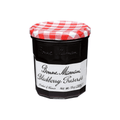 Glass jar of Blackberry Preserves from the Bonne Maman brand, front view.